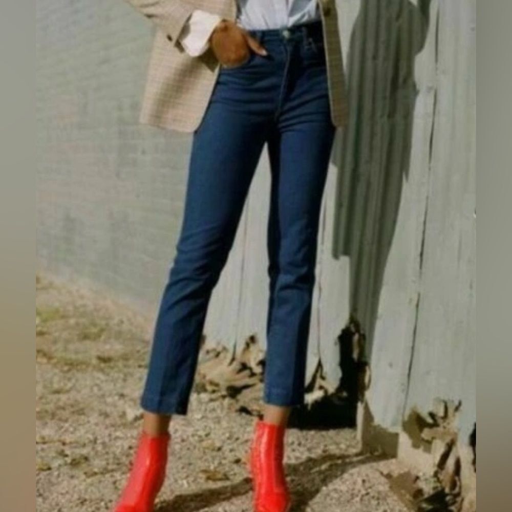 NWT Rag & Bone Vintage Cigarette Jeans in Broken Blood.SIZE 25